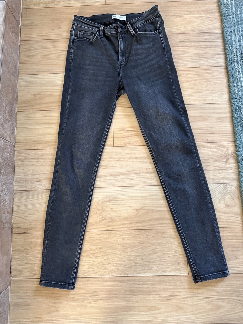Flying Monkey Black High-Rise Skinny Jeans - Frame Denim